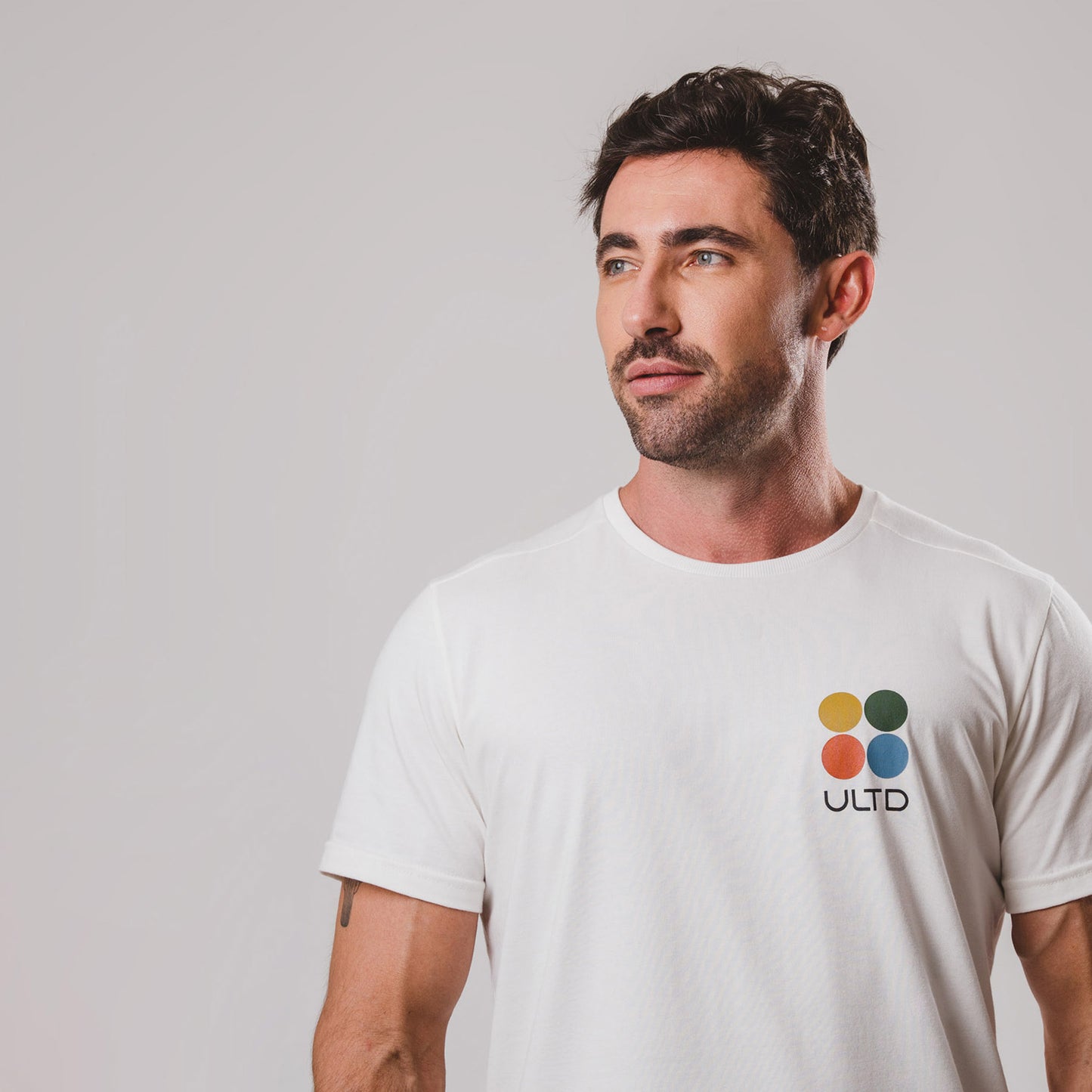 Camiseta Dots Off White