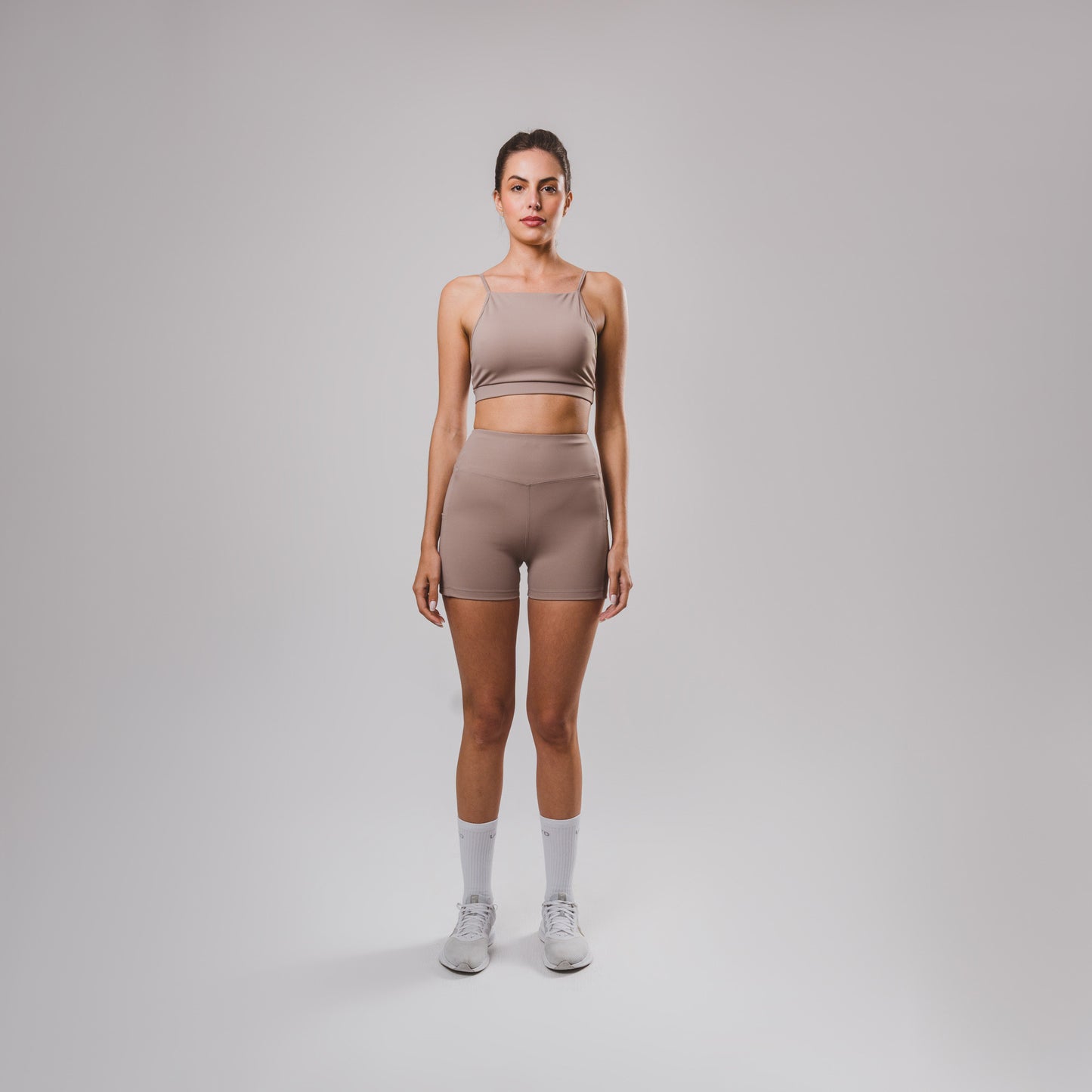 Shorts Hyper SidePocket cós-Alto Curto Cream