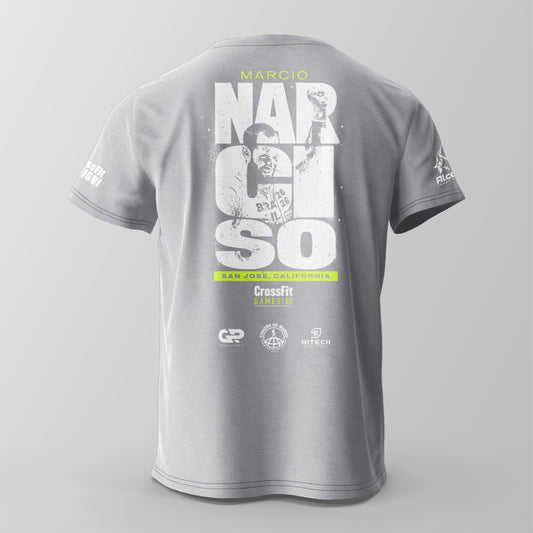 PRÉ-VENDA - Camiseta Road to the Games Narciso 2026 Cinza