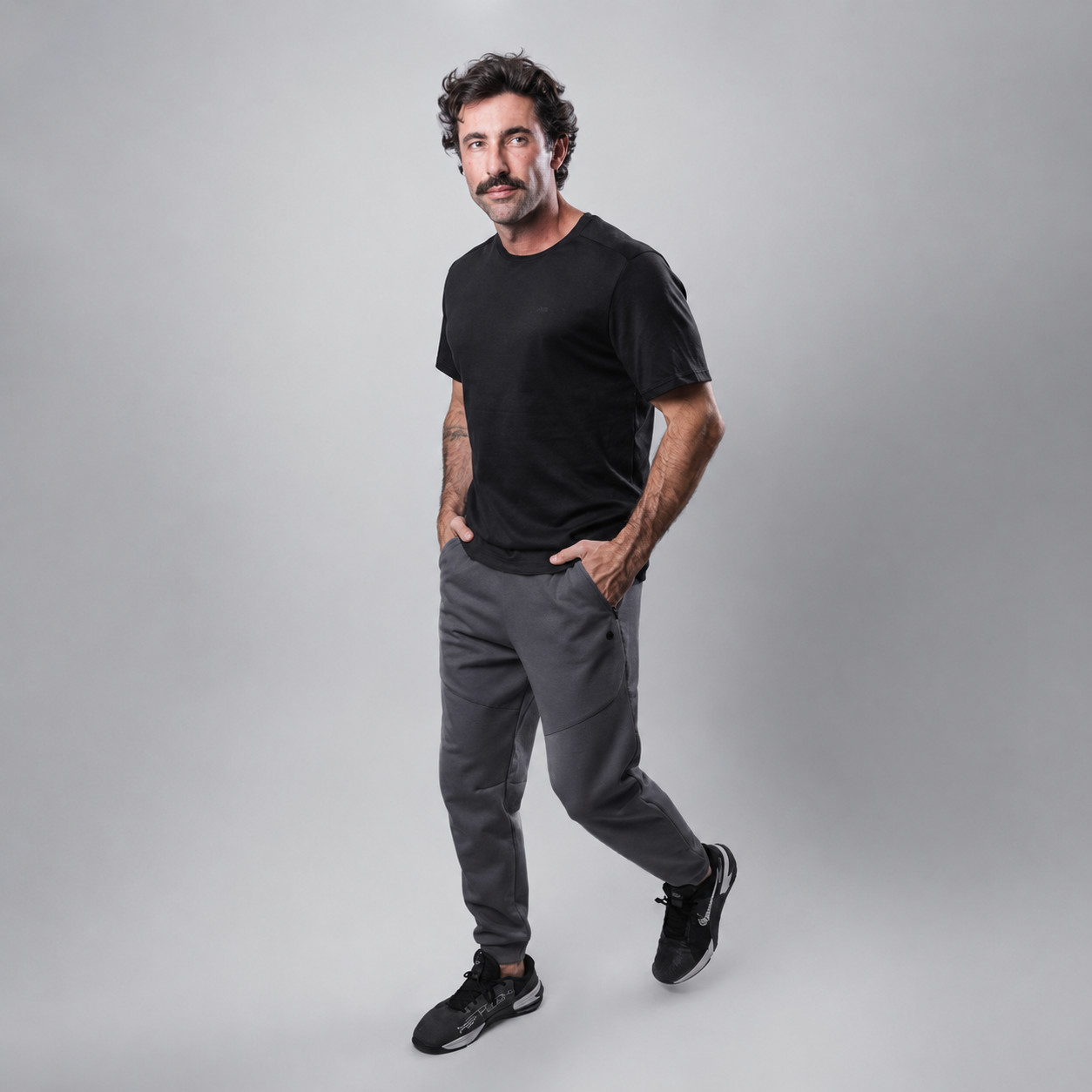 Calça Masc Confort Gray