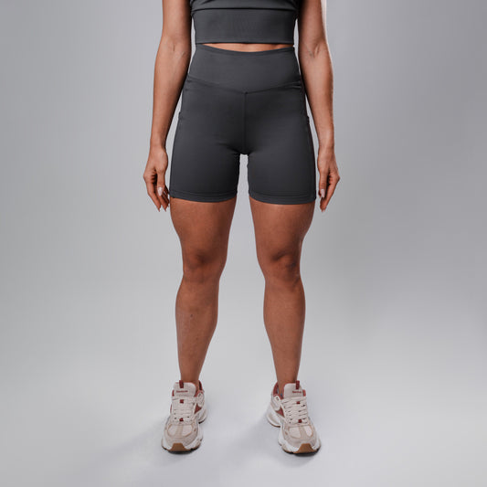 Shorts Hyper SidePocket cós-Alto Médio Stone