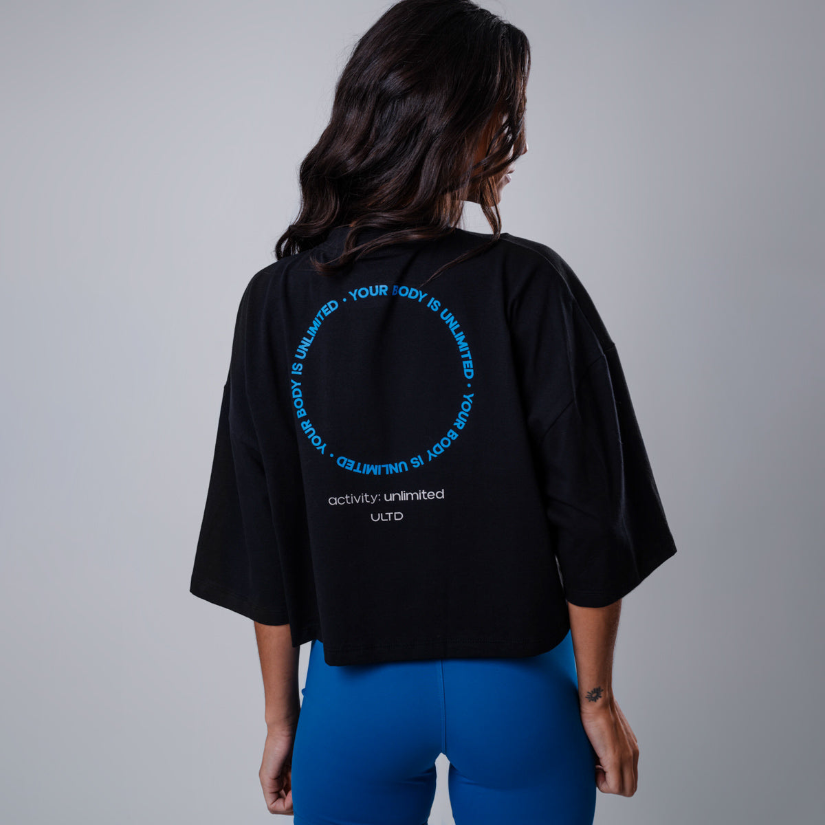 Cropped Over Conforto Your-Body Black