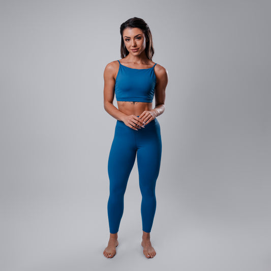 Legging Hyper Essential cós-Alto Marine