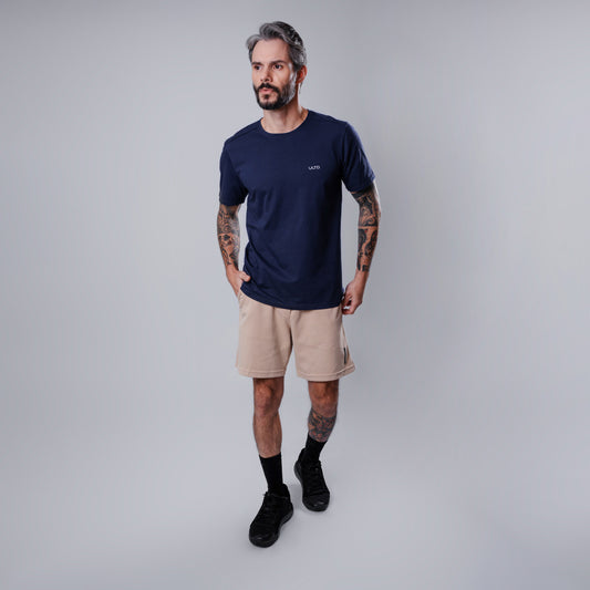 Camiseta Confort Essential Navy Blue