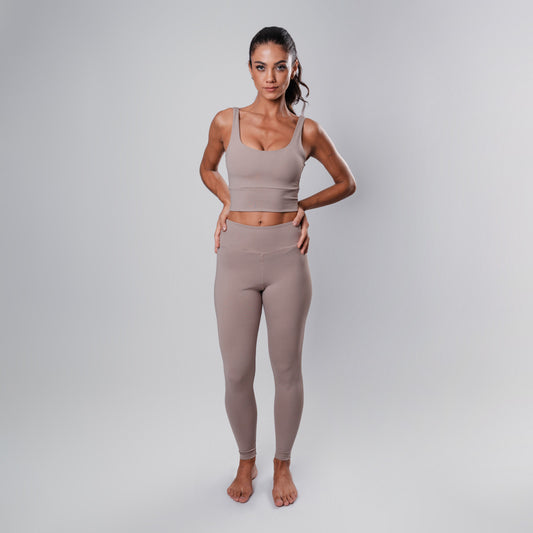 Legging Hyper Essential cós-Alto Cream