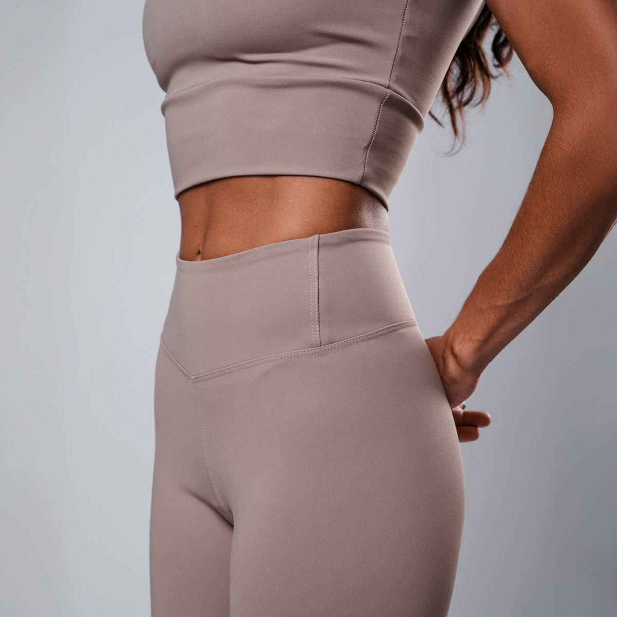 Legging Hyper Essential cós-Alto Cream