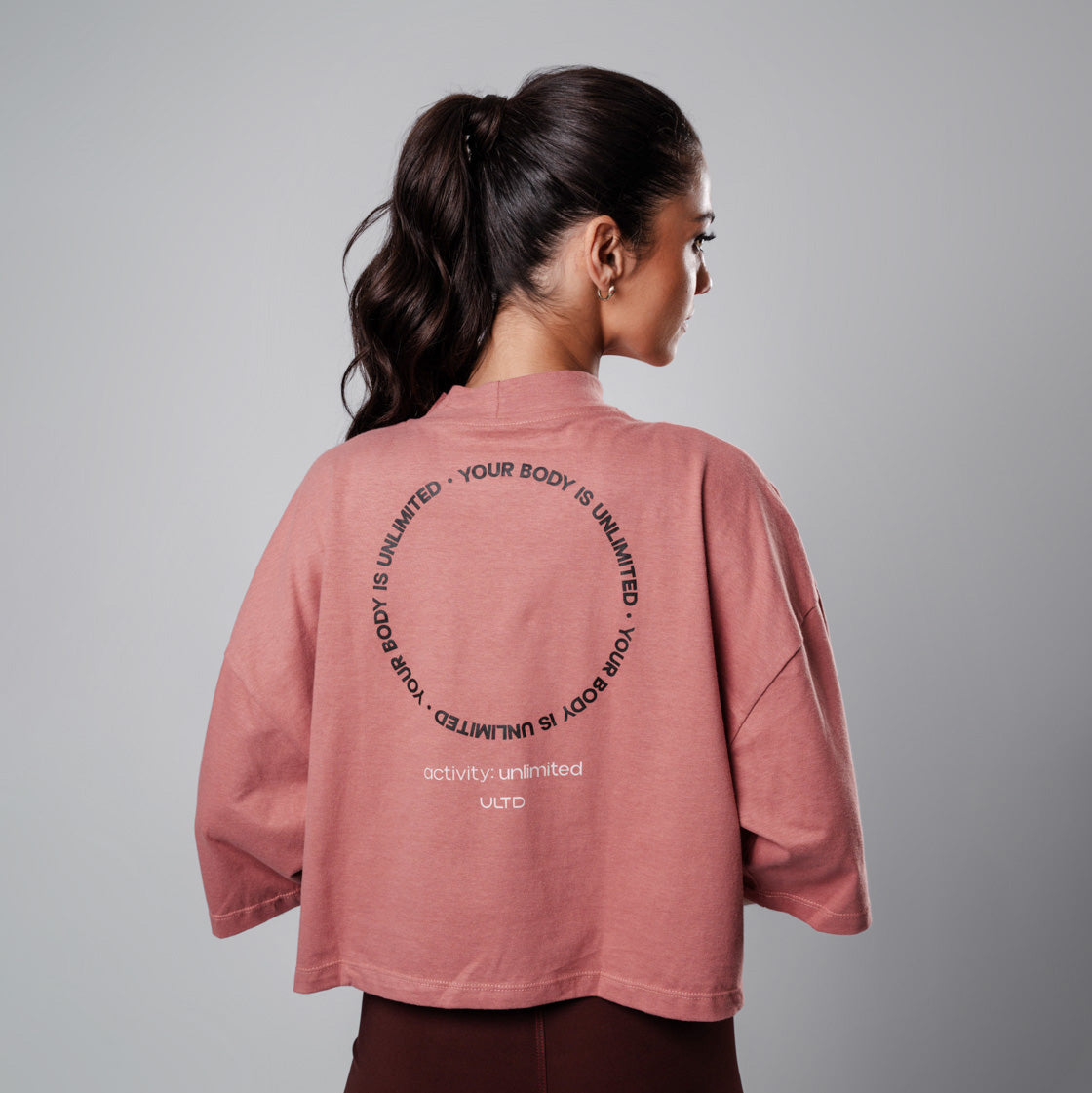 Cropped Over Conforto Your-Body Pink