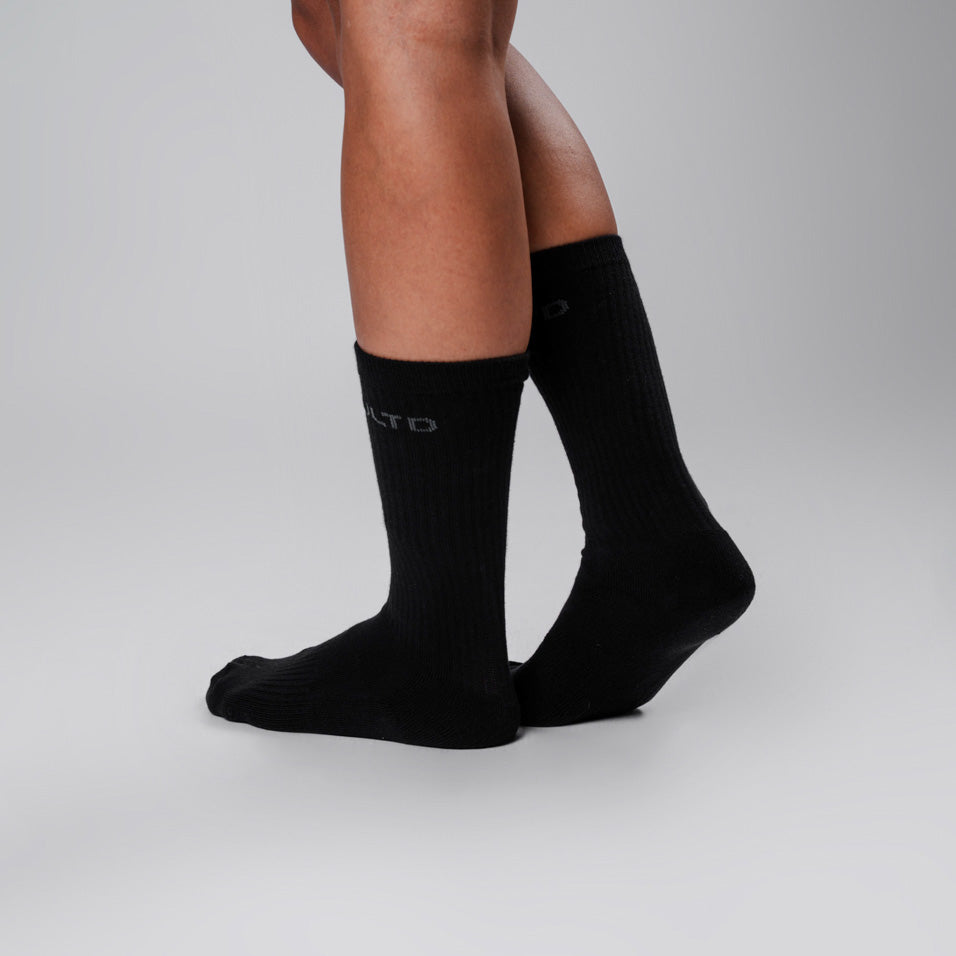 Meia Unisex Cano Médio ULTD Preta