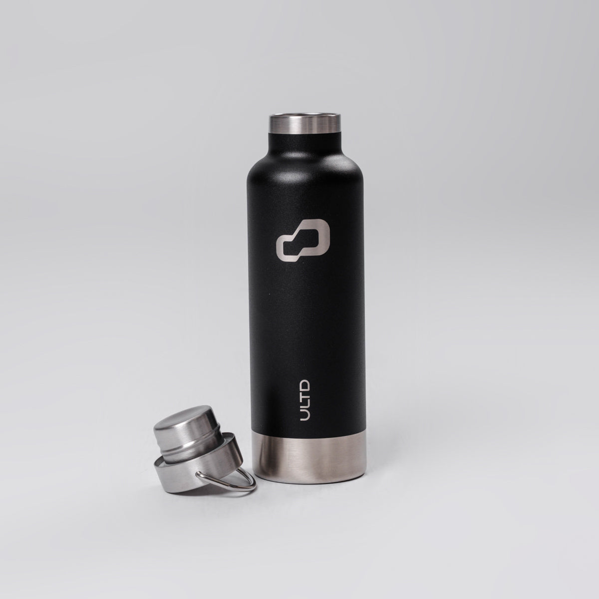 Garrafa Térmica Aço Inox First Preto ULTD