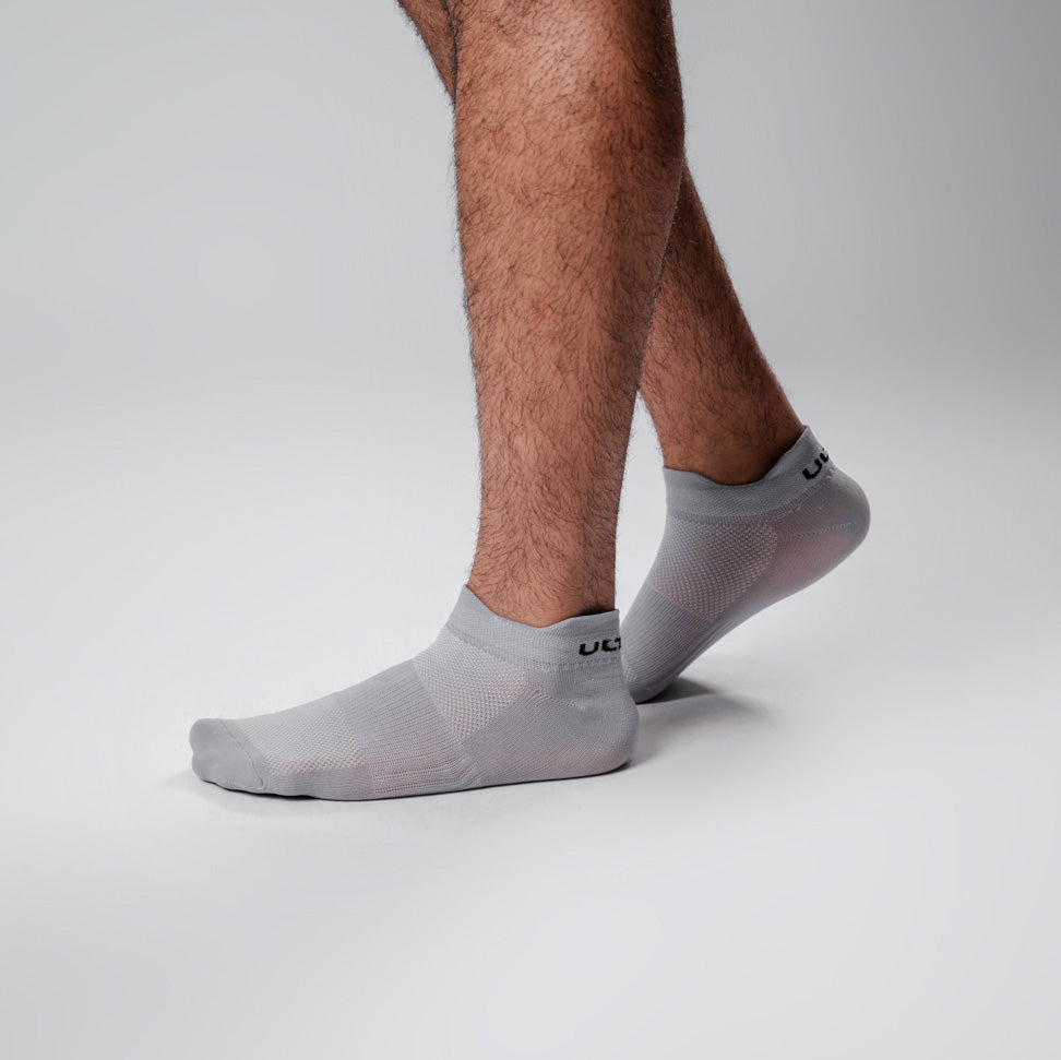 Meia Cano Baixo Dry Cinza