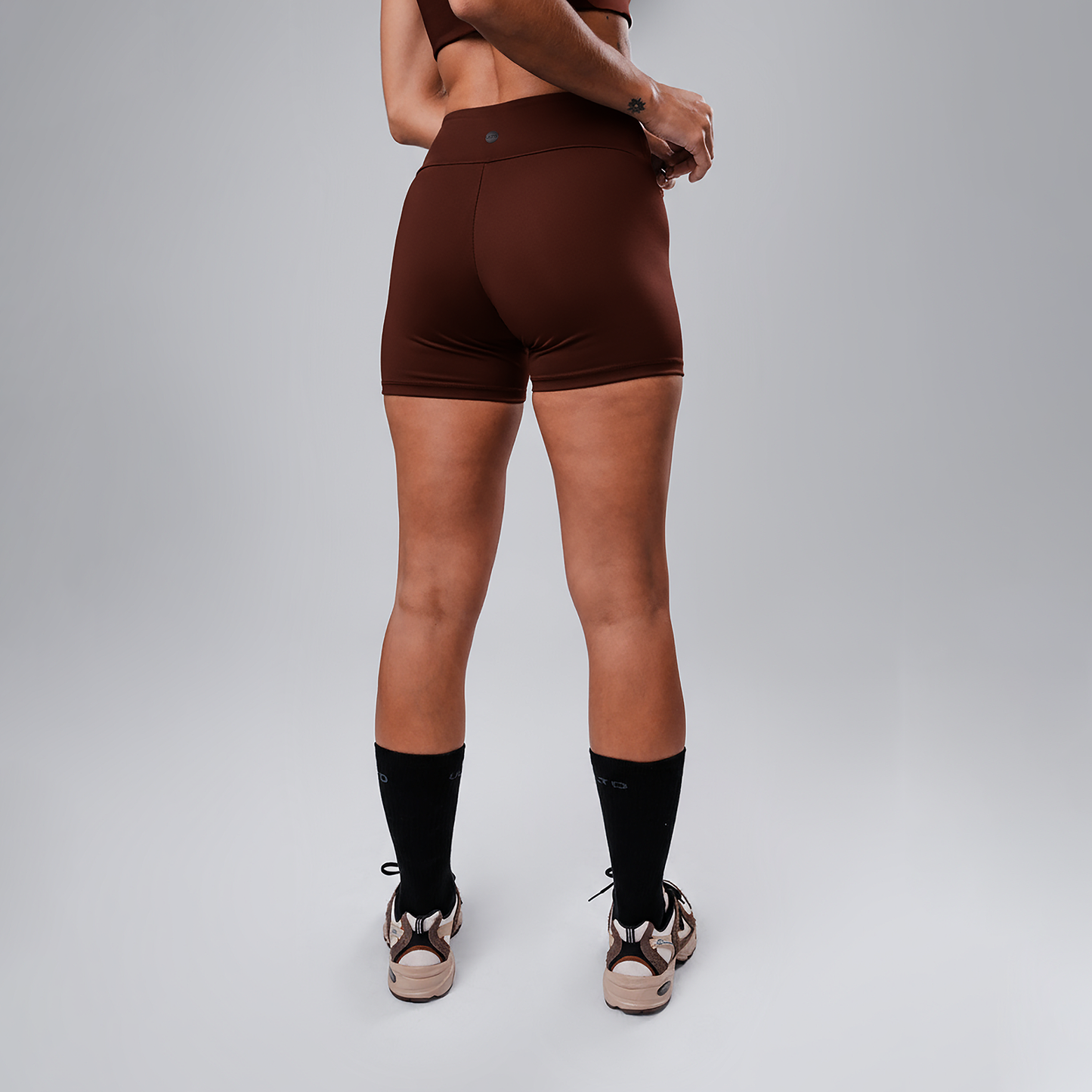 Shorts Fly cós-Alto Couro