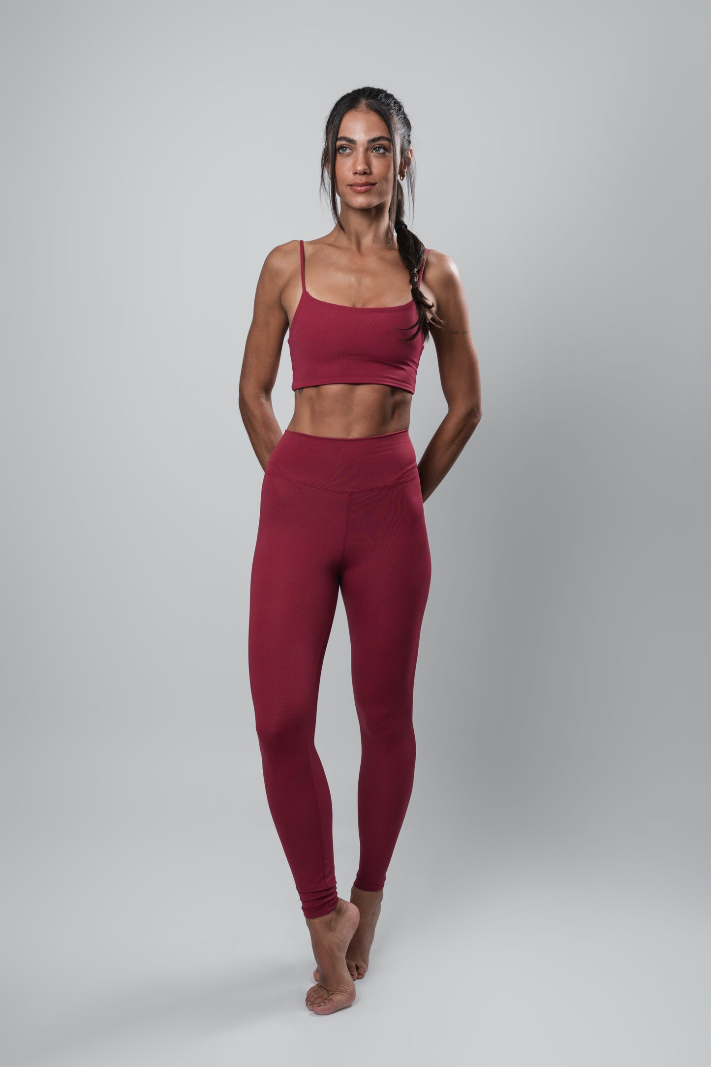 Legging Fly BackPocket Deep Rose