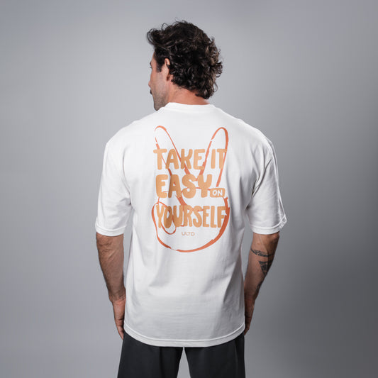 Camiseta Over Take It Off White