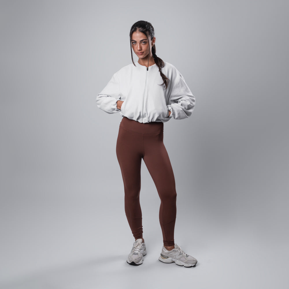 Jaqueta Feminina Bomber Silver