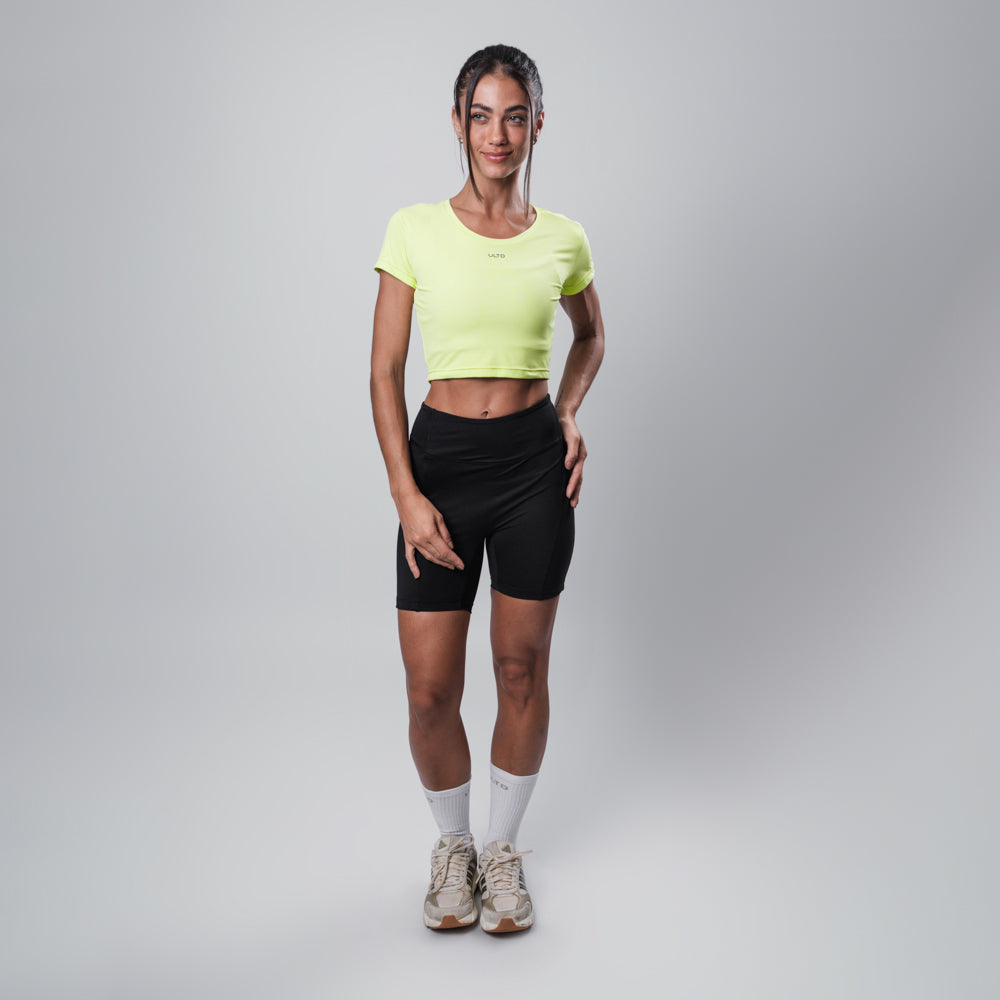 Tee Cropped Dry Ligeirissimo Verde Lima