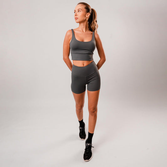 Shorts Basic Curto Stone