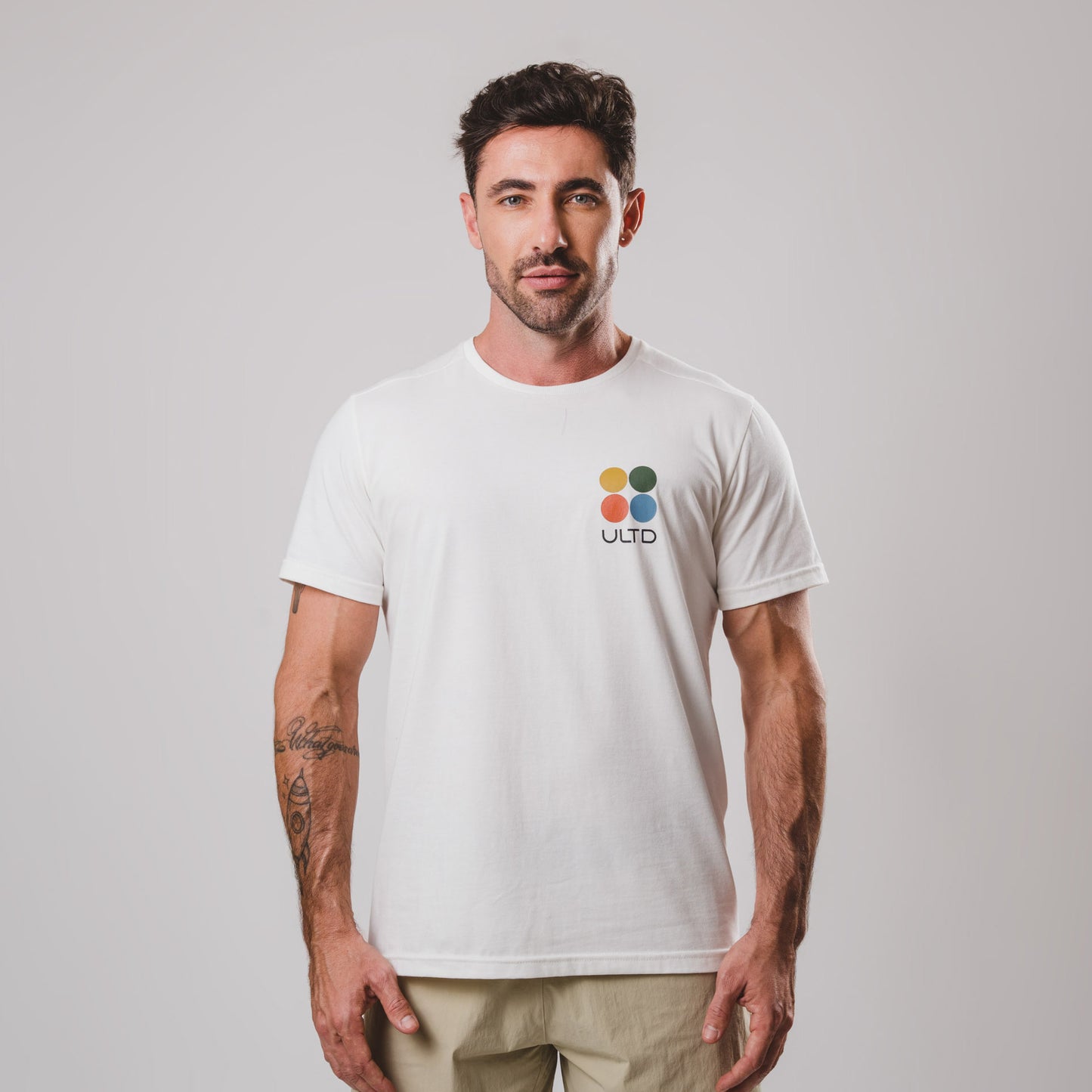 Camiseta Dots Off White