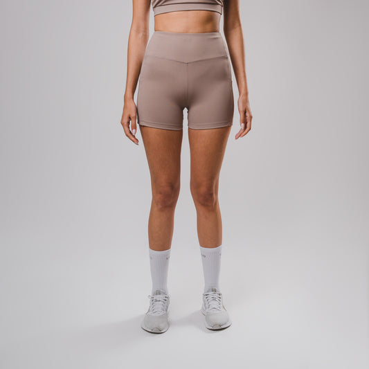 Shorts Hyper SidePocket cós-Alto Curto Cream