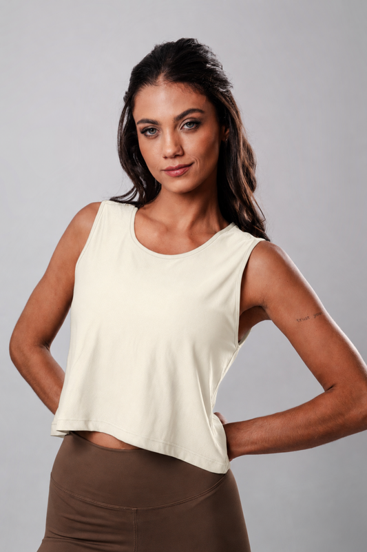 Regata Cropped Porus Off White