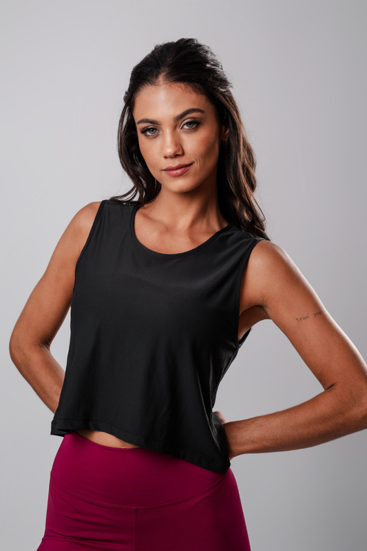 Regata Cropped Porus Black
