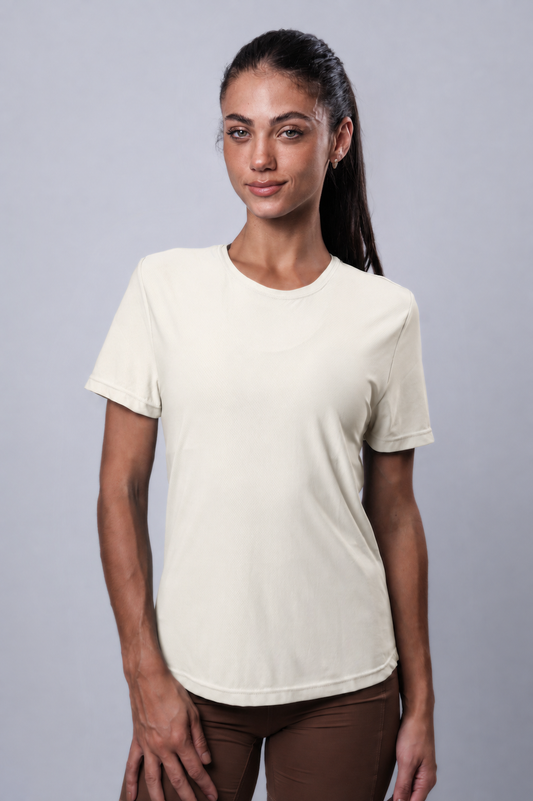 Camiseta Fem Porus Off White