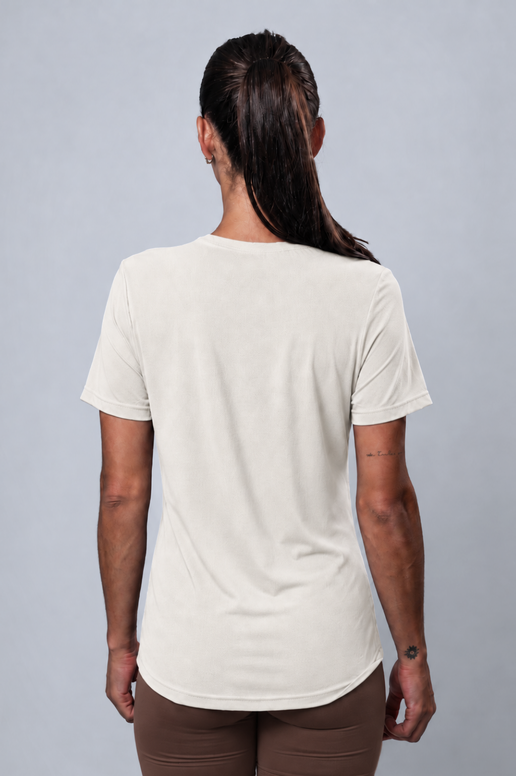 Camiseta Fem Porus Off White