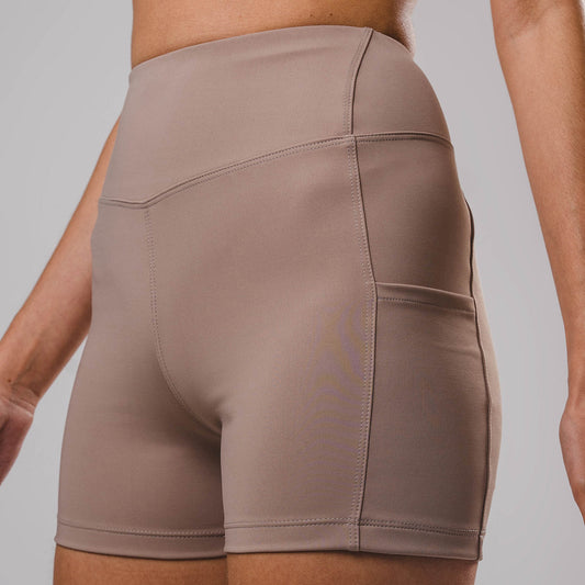 Shorts Hyper SidePocket cós-Alto Curto Cream