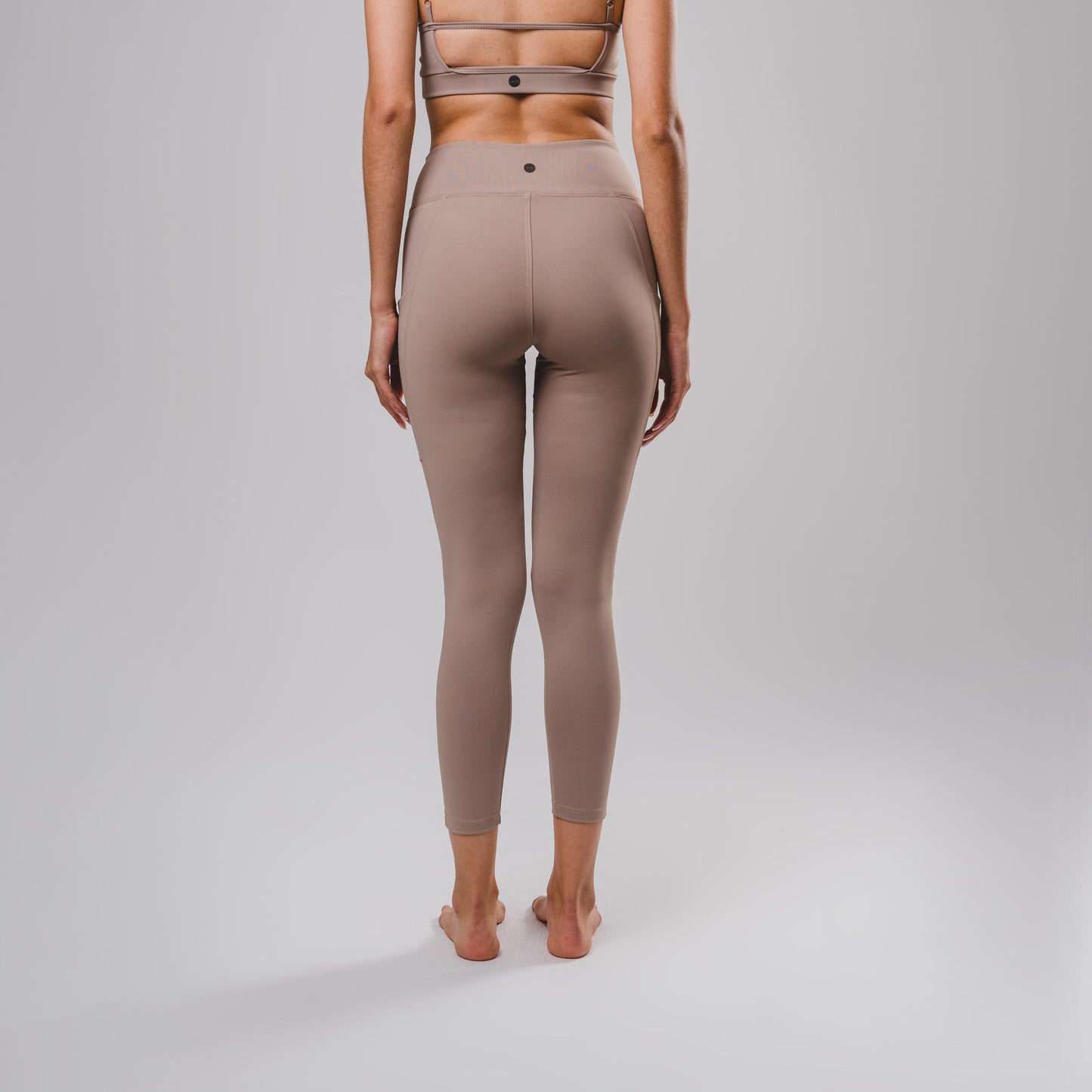Legging Hyper SidePocket cós-Alto Cream