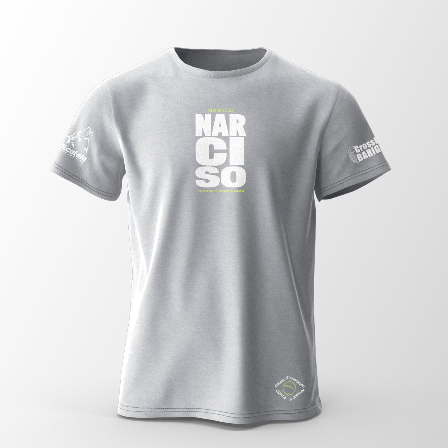 PRÉ-VENDA - Camiseta Road to the Games Narciso 2026 Cinza