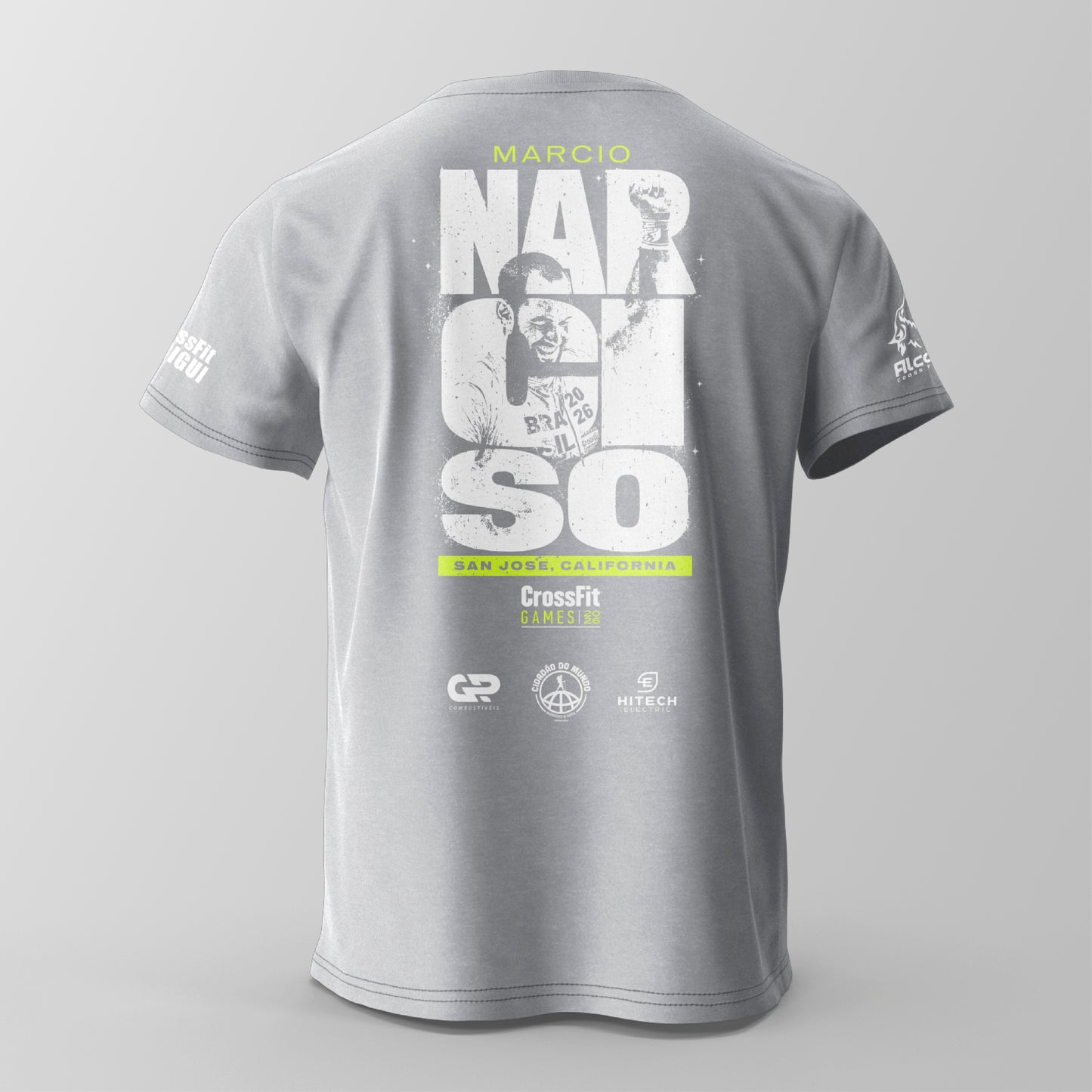 PRÉ-VENDA - Camiseta Road to the Games Narciso 2026 Cinza