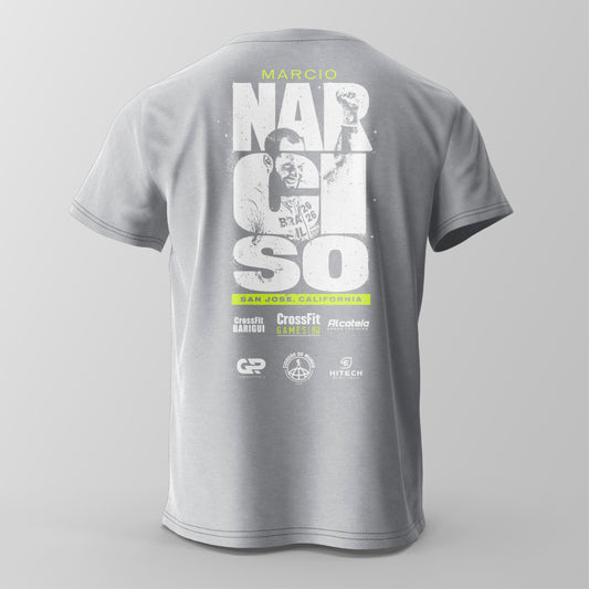 PRÉ-VENDA - Camiseta Road to the Games Narciso 2026 Cinza