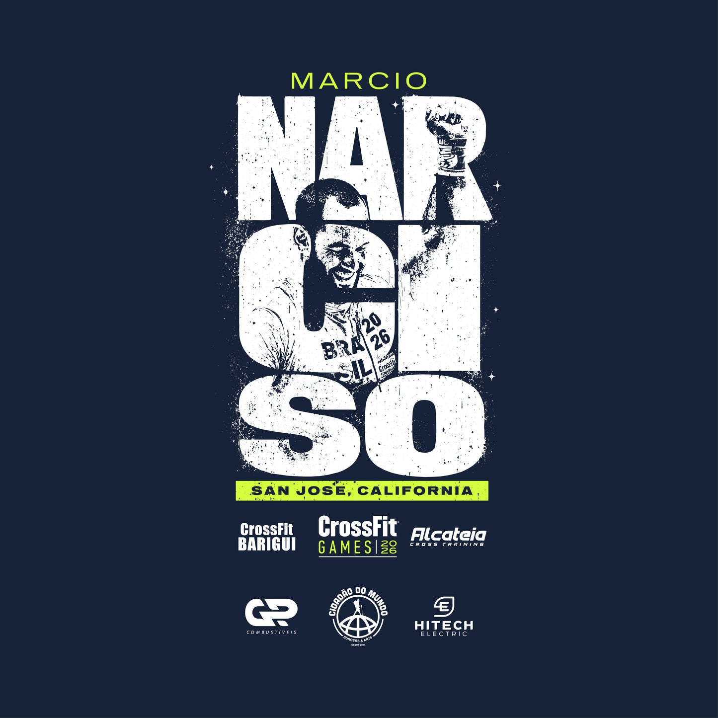 PRÉ-VENDA - Camiseta Road to the Games Narciso 2026 Marinho