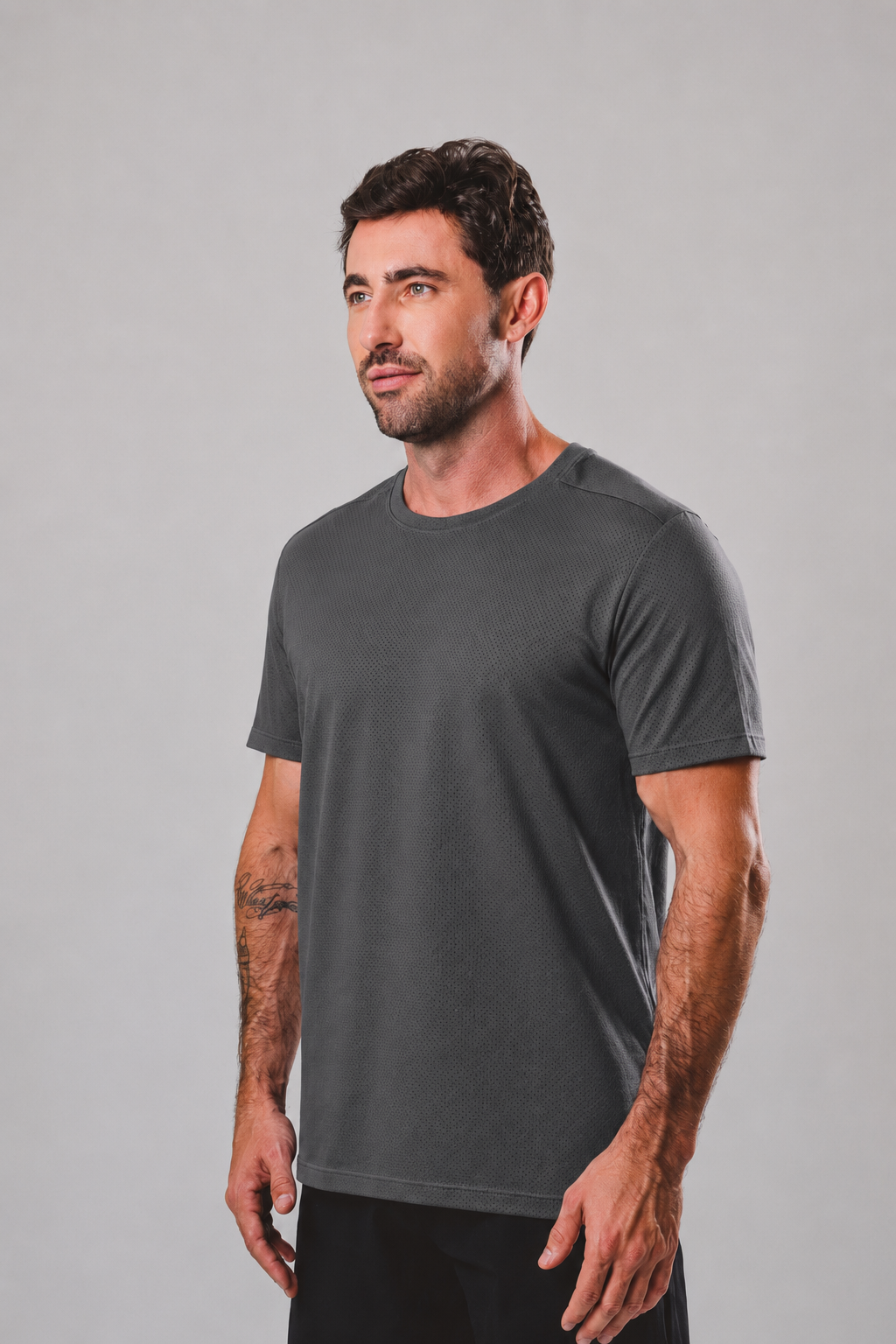 Camiseta Masc Aero Gray