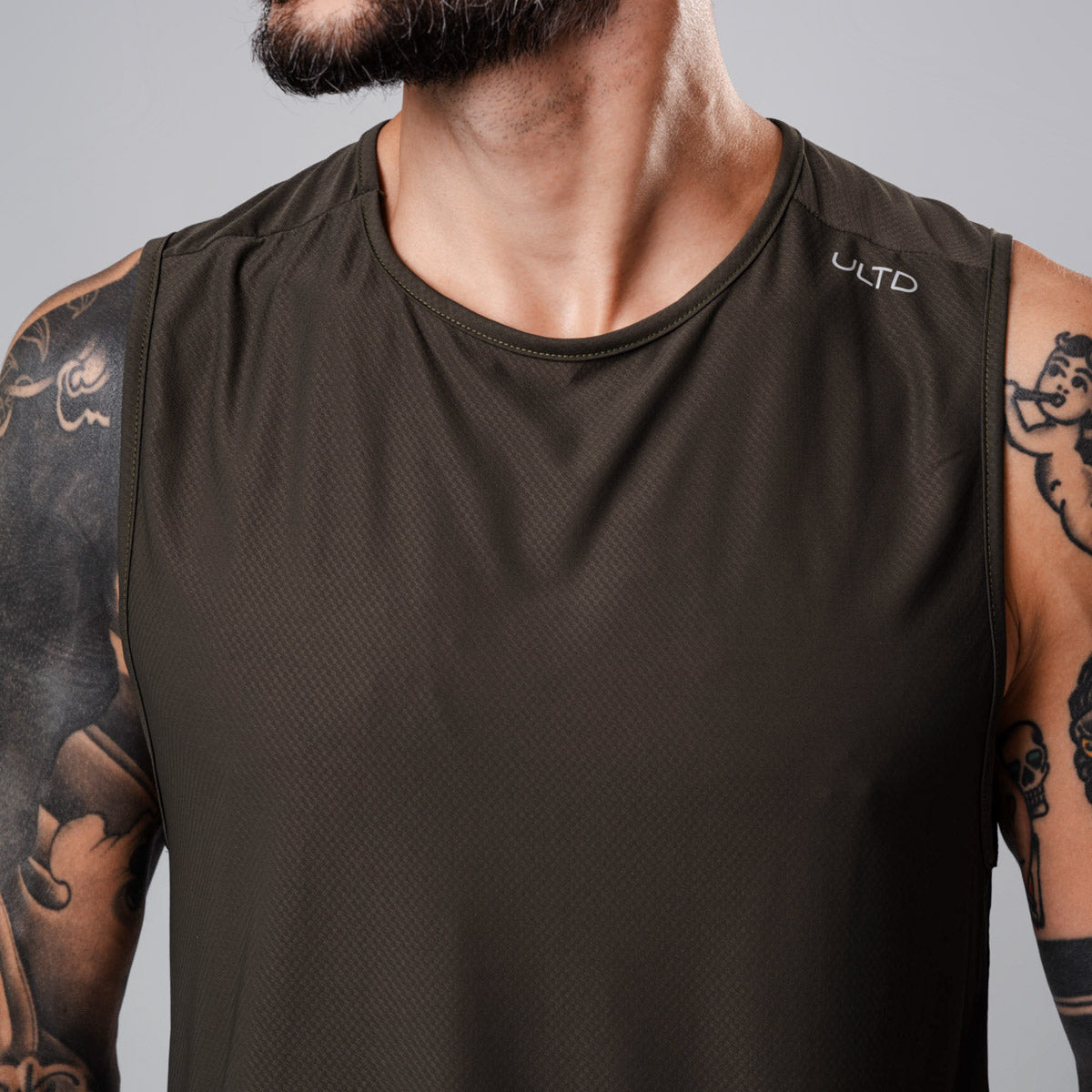 Regata Ultracool Men Tank Olive Green