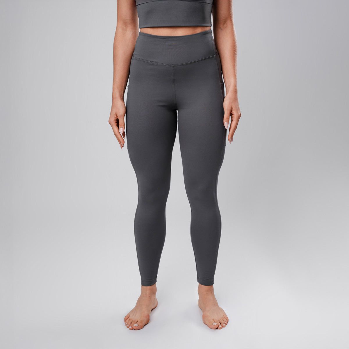 Legging Hyper SidePocket cós-Alto Stone