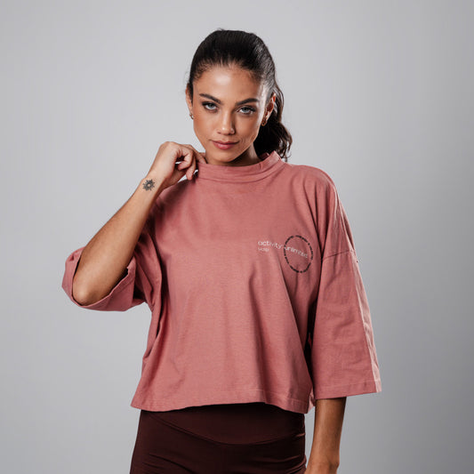 Cropped Over Conforto Your-Body Pink