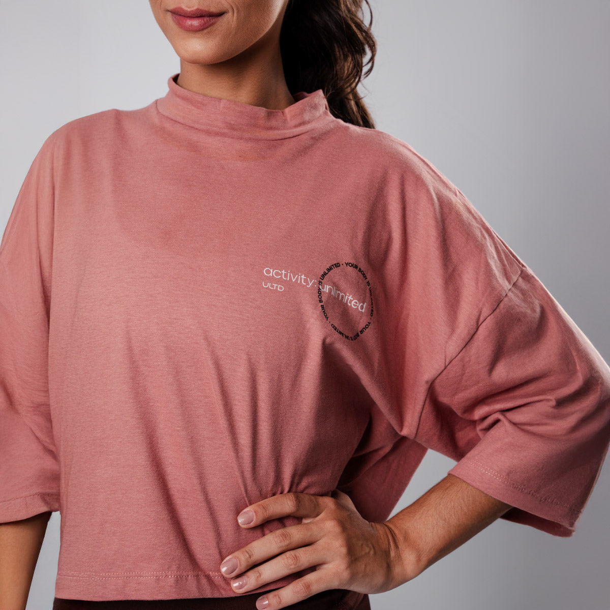 Cropped Over Conforto Your-Body Pink