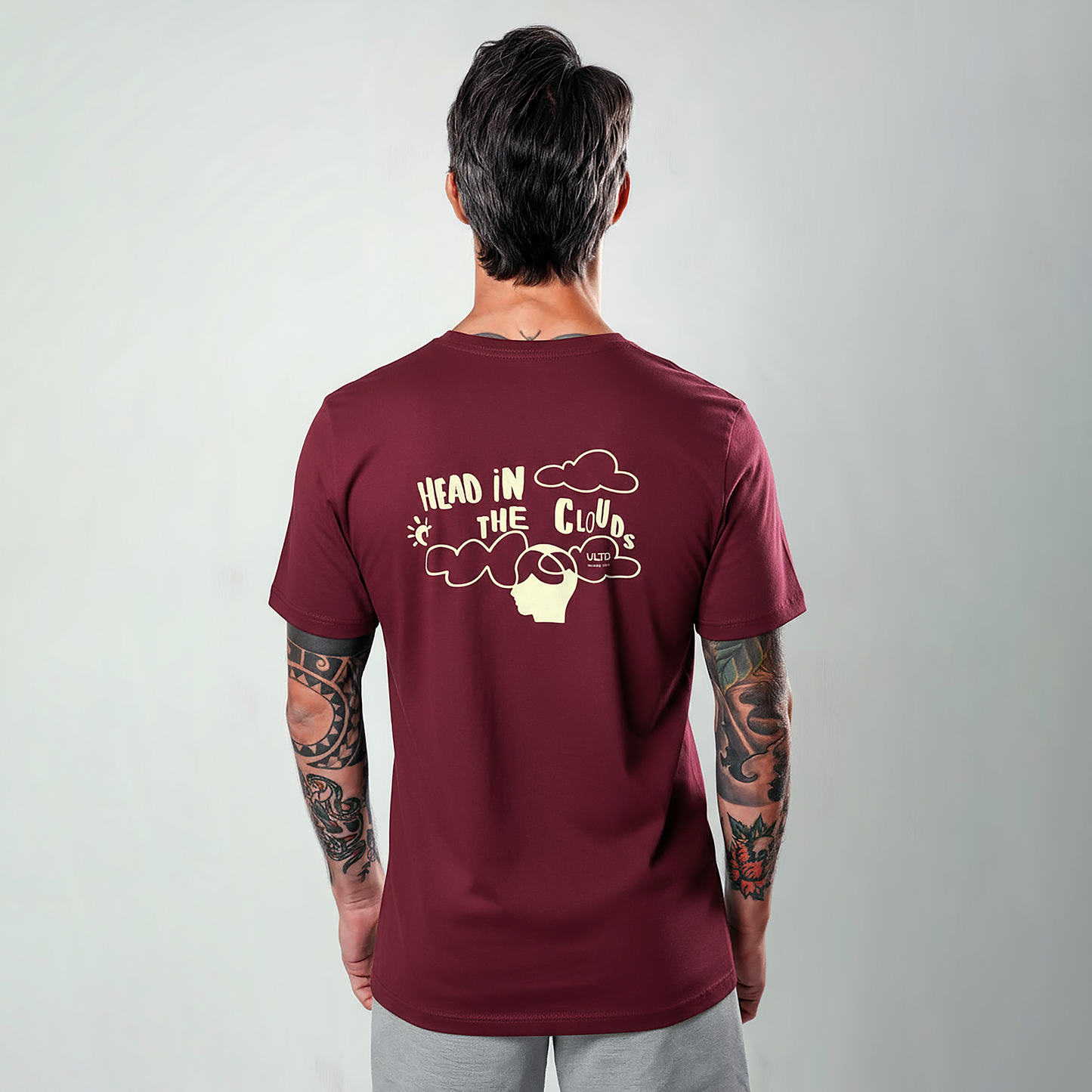 Camiseta Ultracool Head In The Clouds Wine