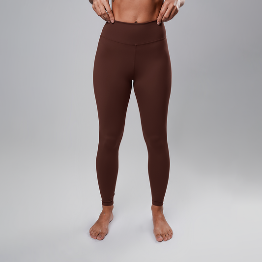 Legging Fly BackPocket cós-Alto Couro