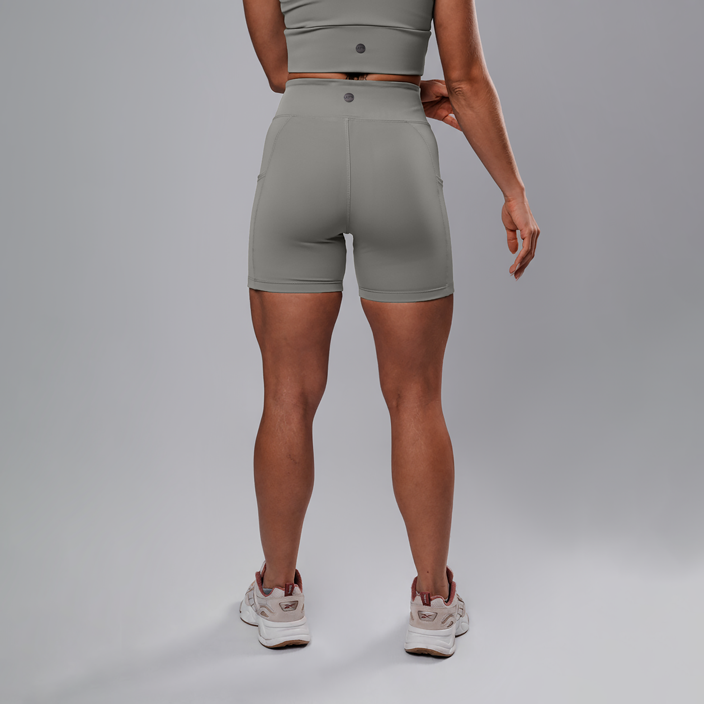 Shorts Fitty SidePocket cós-Alto Médio Silver