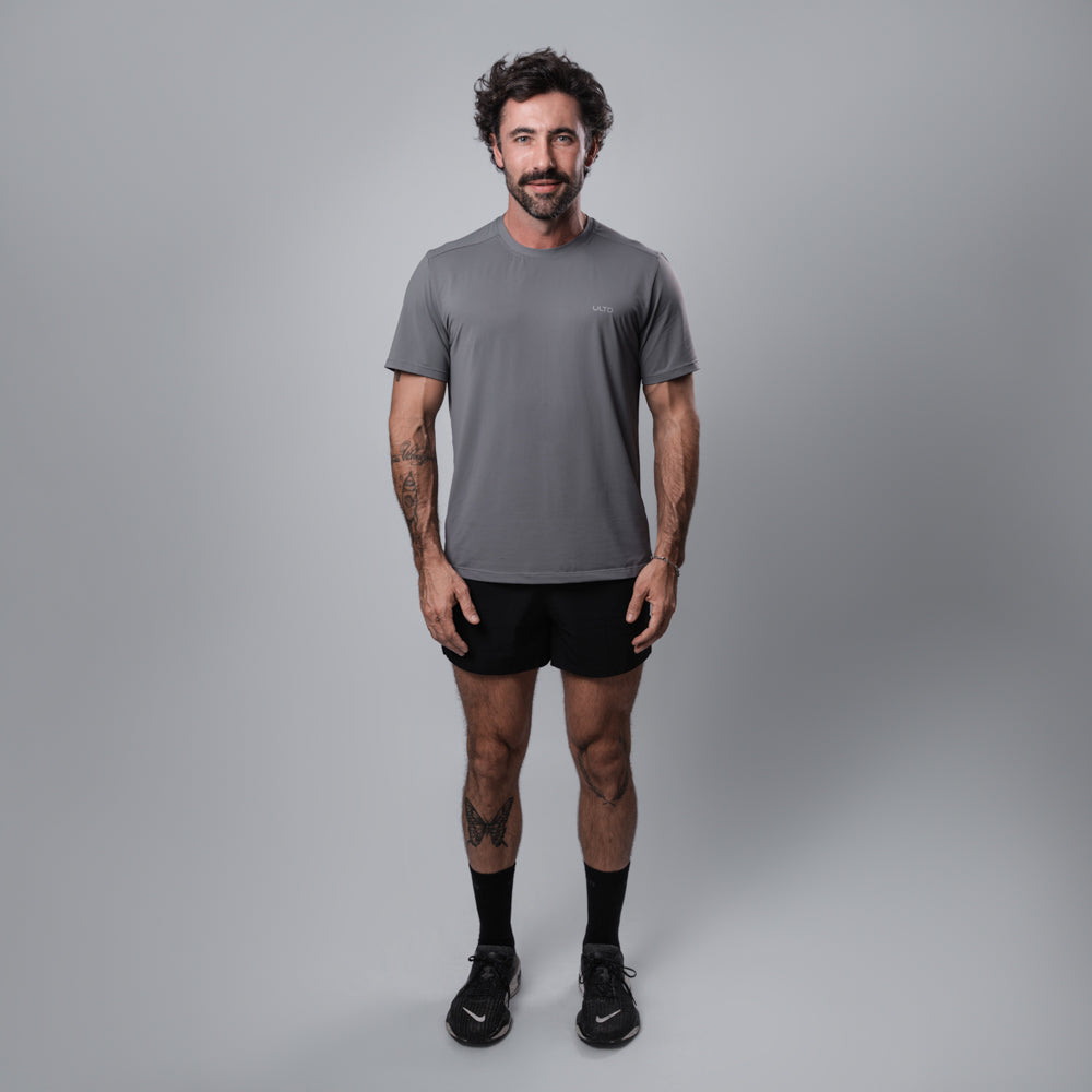 Camiseta Masc Runltd Dark Gray