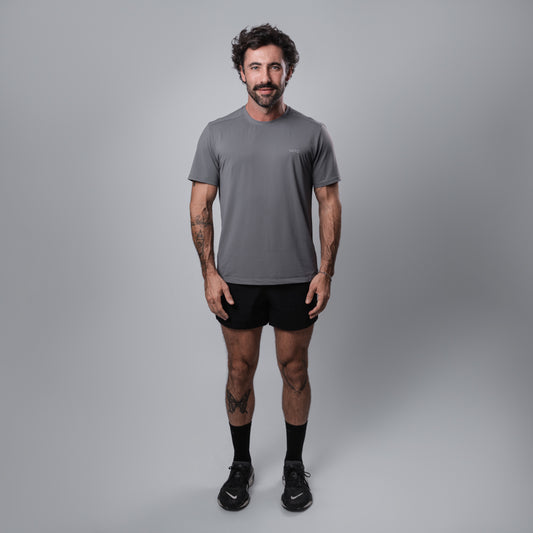 Camiseta Masc Runltd Dark Gray