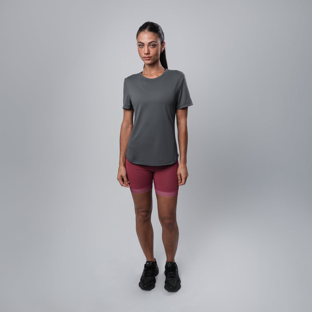 Camiseta Feminina Runlimited Gray