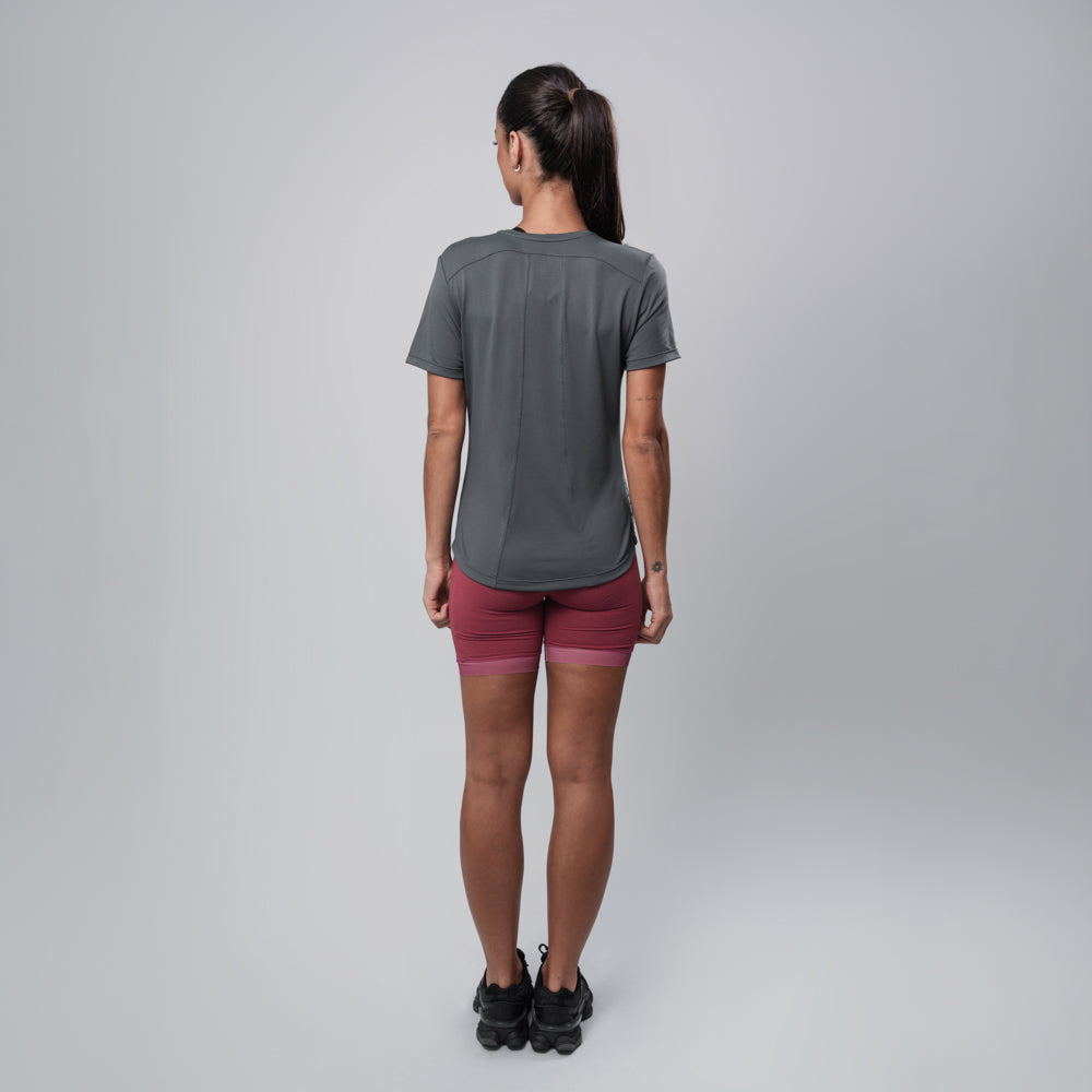 Camiseta Feminina Runlimited Gray