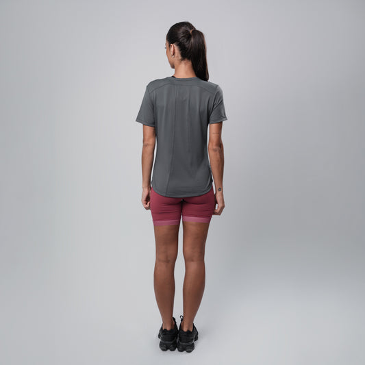 Camiseta Feminina Runlimited Gray