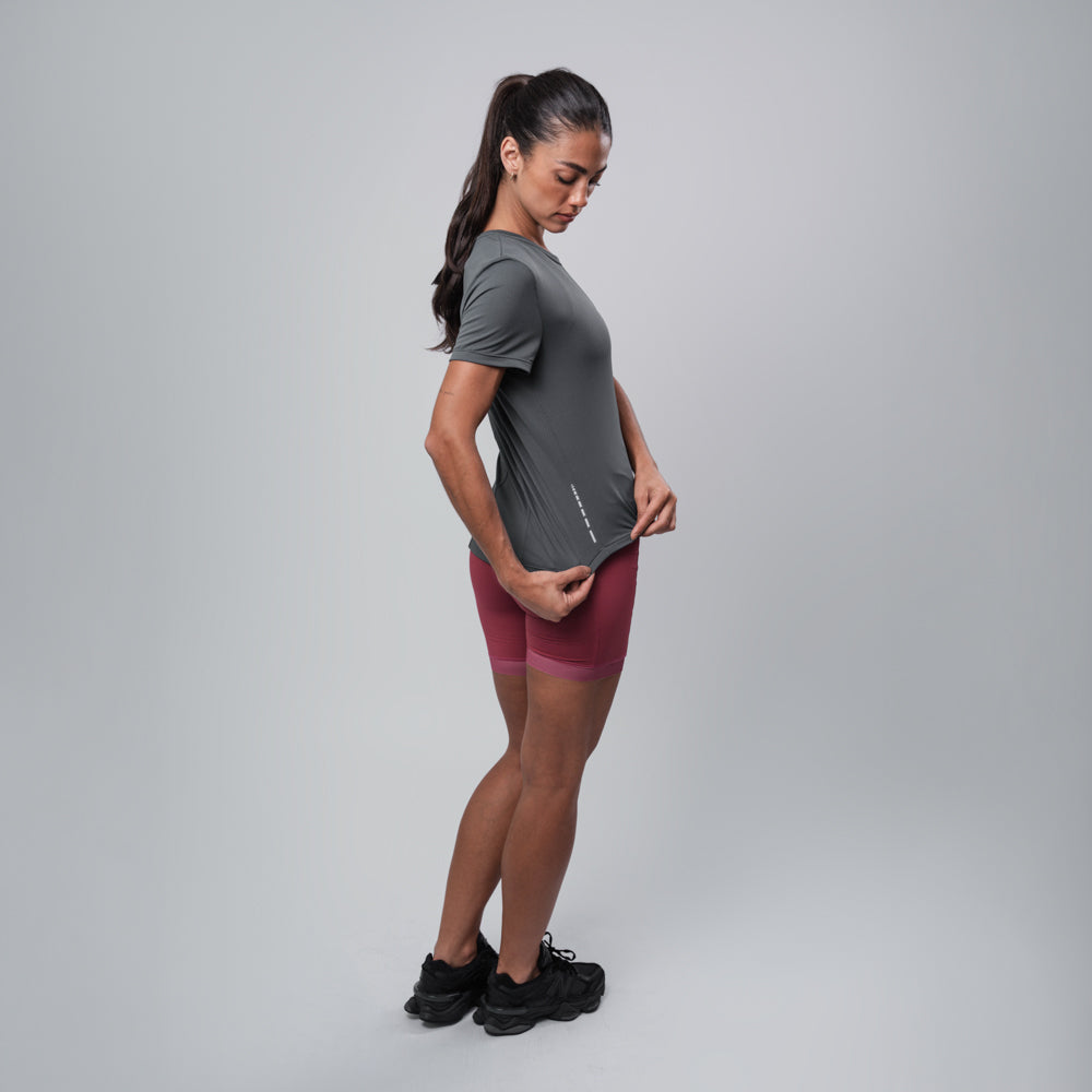Camiseta Feminina Runlimited Gray