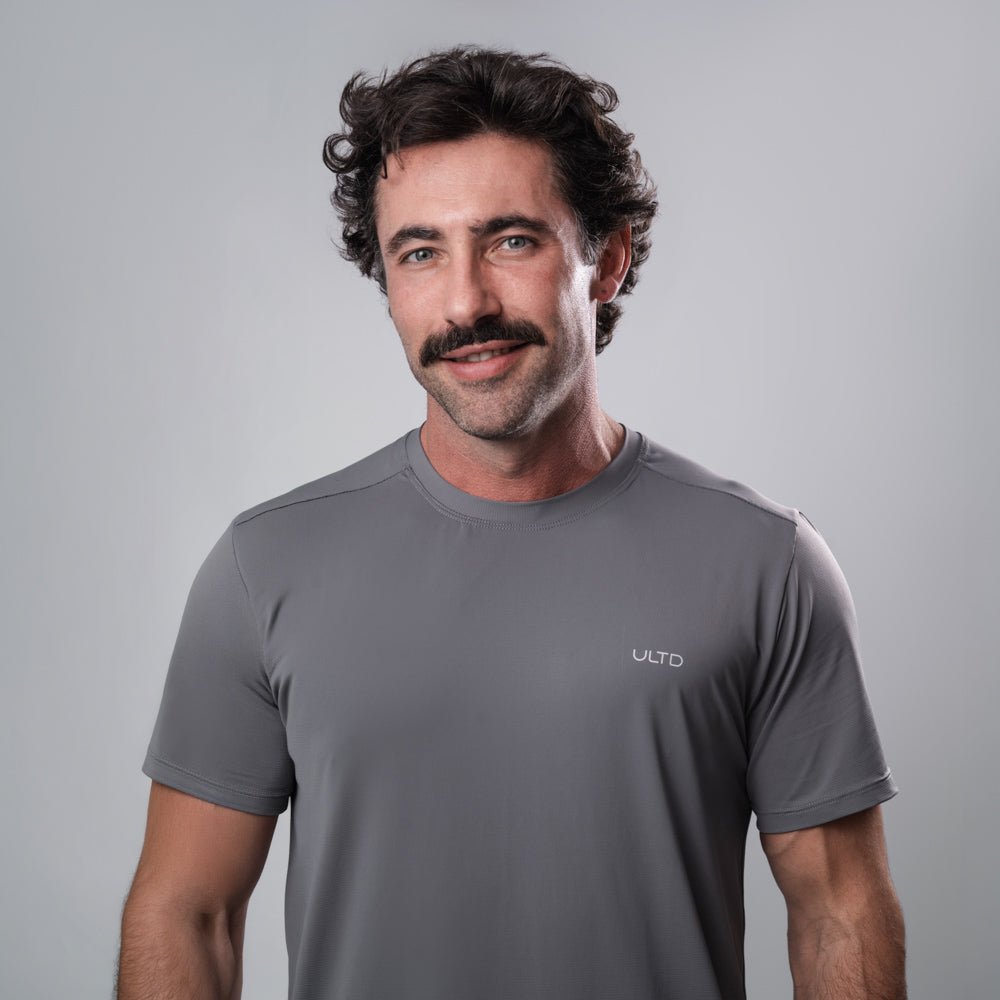 Camiseta Masc Runltd Dark Gray