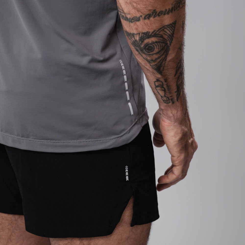 Camiseta Masc Runltd Dark Gray