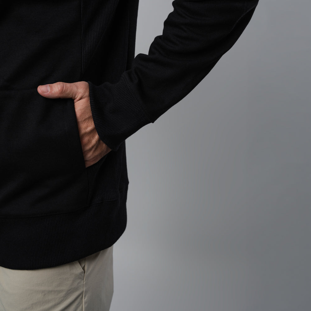 Jaqueta Masc Zip Black