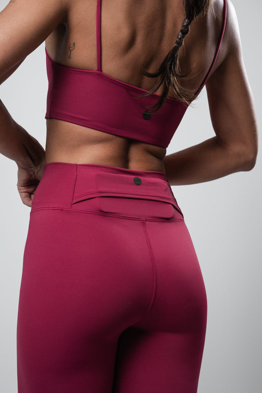 Legging Fly BackPocket Deep Rose